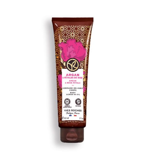 Telový peeling Argan & bio ruža z Maroka